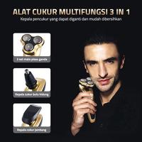 Gambar GM Bear Alat Cukur Elektrik 3 in 1 1538 - Electric Shaver dari GM Bear undefined 3 Tokopedia