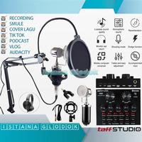 Gambar Paket Mic BM8000 Soundcard V8s Stand Arm Home Recording Terbaik dari LoHal undefined 1 Tokopedia