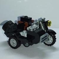Gambar LEGO MOC Vintage Motorcycle With Sidecar (TIDAK TERMASUK MINIFIGURE !) dari J&amp;E 168 Shop undefined 3 Tokopedia