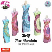 Gambar Kain Bali Pantai/Kain Bali Motif Mandala Baru/Kain Bali Abiyy Mode - Pink dari Abiyy Mode undefined 3 Tokopedia