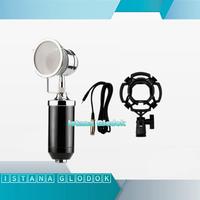 Gambar Paket Mic BM8000 Soundcard V8s Stand Arm Home Recording Terbaik dari LoHal undefined 3 Tokopedia