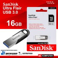 Gambar Sandisk Flashdisk 16GB 16 GB Ultra Flair CZ73 USB 3.0 Up To 130 Mb/S dari MXKomputer_NEW undefined 1 Tokopedia