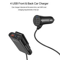 Gambar Car Charger HP Fast Charging Extension 4 Port USB 8A Universal dari Zona Impian undefined 1 Tokopedia