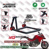Gambar Standart Paddock Belakang Single ARM NO BRANDZ DUCATI MULTISTRADA 1200 dari Arcspeedshop Jakarta undefined 1 Tokopedia