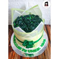 Gambar Kue Ulang Tahun Karakter Buket Bunga Mawar (butter 20cm) dari @Cakey.id undefined 1 Tokopedia