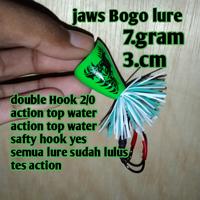 Gambar jaws frog bogo lure 7,gram umpan casting gabus - gold dari Badridin fishing undefined 3 Tokopedia