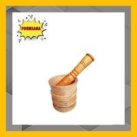 Gambar Lumpang Kayu Kecil Penumbuk Bumbu Deplok Obat - COBEK dari Formiana undefined 1 Tokopedia