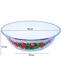 Gambar Maspion Baskom jumbo Universal Bowl 33, 36, 40 cm Enamel / Maspion Baskom Motif Bunga - FM - D 33 CM dari Formiana undefined 3 Tokopedia