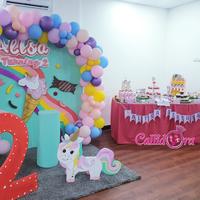 Gambar Callidora Dekorasi Unicorn Ulang Tahun & Meja Desert Cute Unicorn Alisa 2 Tahun Balon Garland Styrofoam Backdrop Nama Alisa Isibalon Cupcake Orange Susu Fruit Pie Coklat KitKat Lolipop Puding dari Callidora kids undefined 1 Tokopedia