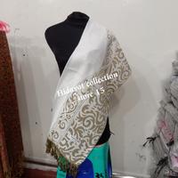 Gambar SYAL ABSTRAK PINGGIR||PASHMINA||SELENDANG||SCARF||SHAWL WANITA||AKSESO - Putih bw, 180 X 75 CM dari Hidayat collection store undefined 2 Tokopedia