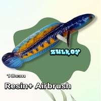 Gambar Patung channa auranti Replika ikan chana red maru Blue Pulchra - Blue Pulchra dari zulkoy undefined 1 Tokopedia
