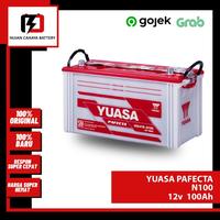 Gambar Aki Mobil YUASA PAFECTA N100 / N-100 / N100 - Aki HINO DUMP TRUCK dari Hujan Cahaya Battery undefined 1 Tokopedia
