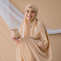 Gambar Mukena Travel Korea Mini Silky Parasut Premium - Pink Sand (MKN 059) dari Fazza Superstore undefined 3 Tokopedia