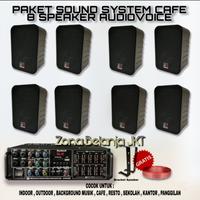 Gambar Paket karaoke dan cafe 8 speaker Audio Voice Suara Bass Paket Komplit dari new sound undefined 1 Tokopedia