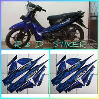 Gambar STIKER STRIPING LIS LES POLET BODY MOTOR VEGA R 2008 - Hitam dari KENZIE STIKER SHOP undefined 1 Tokopedia