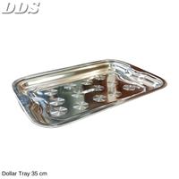 Gambar Nampan Saji Stainless Baki Persegi Dollar Tray 30 - 38 cm - 33 cm dari DariDuaSatu undefined 2 Tokopedia