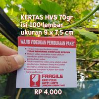 Gambar vidio unboxing fragile pecah belah hati hati jangan dibanting isi 100 dari cichlid2025 undefined 1 Tokopedia