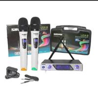 Gambar Mic wireless Shure UGX 9 Koper Plastik White Microphone Wireless UGX9 dari murmer electronik shop undefined 2 Tokopedia