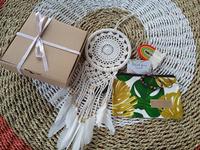 Gambar Hampers /Gift Box Dream Catcher Rajut 17cm Hadiah Hiasan Handmade Bali - DC Putih 02 dari Sukawati Mesari undefined 1 Tokopedia