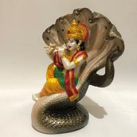 Gambar Patung pajangan dekorasi dewa krisna duduk di atas ular patung krisna dari putrigayatriartshop undefined 4 Tokopedia