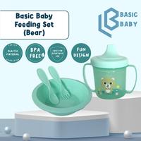 Gambar Basic Baby Feeding Set (Peralatan Makan) – Bear dari milkbabyonline undefined 1 Tokopedia
