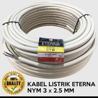 Gambar KABEL LISTRIK ETERNA NYM. 3X2.5 MM PER ROLL 50 METER dari Senen Electronic undefined 1 Tokopedia