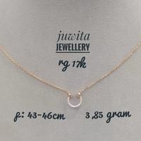 Gambar KALUNG EMAS KOYE FASHION KOREA LUCKY U DRAMA CRASH LANDING ON YOU CLOY dari JWT jewellery undefined 1 Tokopedia