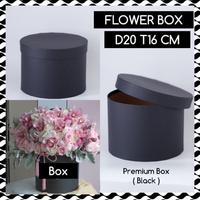 Gambar Bloom Box BUNGA PREMIUM WARNA POLOS / FLOWER BOX PREMIUM , BOX BUNGA - Merah, D7cm T9cm dari stick kartu undefined 5 Tokopedia