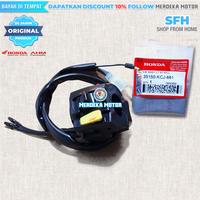 Gambar Holder Kanan TIGER REVO Holder Kiri Tiger Revolution Switch Tombol Saklar Lampu Sein TIREV Original Honda AHM 35150KCJ661 & 35200KCJ661 - TUAS CHOKE dari Merdeka Motor Parts_NEW undefined 2 Tokopedia