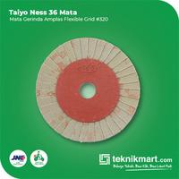 Gambar Taiyo Ness 36 Mata Gerinda Amplas Flexible #320 100mm dari Teknikmart undefined 3 Tokopedia