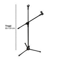 Gambar Tripod Stand Mikrofon Holder Professional 2 Klip dari Ripidio undefined 4 Tokopedia