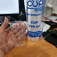 Gambar Gelas Plastik Aqua 220ml / Gelas PP 220ml / Gelas Kopi @50pcs. dari Spesialis Kemasan Mika undefined 1 Tokopedia