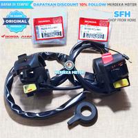 Gambar Holder Kanan TIGER REVO Holder Kiri Tiger Revolution Switch Tombol Saklar Lampu Sein TIREV Original Honda AHM 35150KCJ661 & 35200KCJ661 - TUAS CHOKE dari Merdeka Motor Parts_NEW undefined 1 Tokopedia