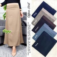 Gambar Office Skirt Rok Kerja Rok Span Line A Katun Wol Hitam Navy Beige Abu dari Pusat Busana Online undefined 1 Tokopedia