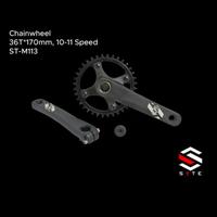 Gambar Crank MTB Single 1 Speed Syte 34T Dan 36T Bcd 104 10/11/12 Speed Hollowtech 2 - 36t 12sp dari TRIJAYA BICYCLE PONDOK LABU undefined 1 Tokopedia