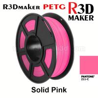 Gambar R3Dmaker Filamen 3D Printer Filament PETG Solid Pink 1.75mm 1.0 kg dari Rajawali3D undefined 1 Tokopedia