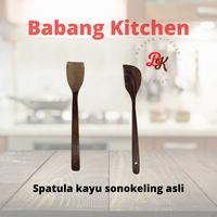 Gambar BABANG BK SPATULA KAYU SONOKELING ASLI - BK 30 dari babang kitchen by nisa undefined 1 Tokopedia