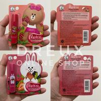 Gambar [IMPORT] MENTHOLATUM x LINE Friends Lip Ice Tinted Lip Balm 3.5gr - RASPBERRY RED dari Dreux Online Shop undefined 1 Tokopedia