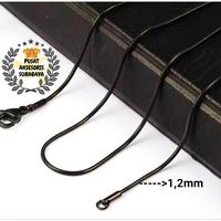 Gambar KALUNG BULAT HITAM FASHION IMPOR 1,2MM - 50 dari PusatAksesorisSurabaya undefined 1 Tokopedia