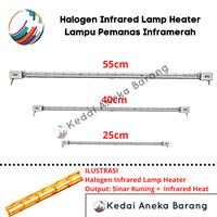 Gambar Lampu Halogen Lamp 220V AC 55CM 300W Infrared Pemanas Heater Sablon dari Kedai Aneka Barang VIP undefined 3 Tokopedia