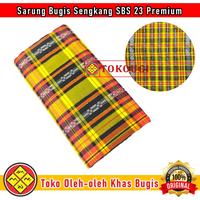 Gambar Sarung Tenun Bugis Makassar Khas Sengkang Type SBS 23 Premium Terbaru - Belum DIjahit dari Tokougi undefined 1 Tokopedia