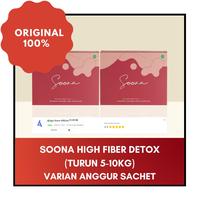 Gambar Soona High Fiber Detox 1 Sachet - Varian Anggur (TURUN 5-10KG) dari egostoreofficial undefined 1 Tokopedia