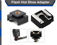 Gambar FLASH HOT SHOE Adapter 1/4 Screw Mount Bracket Photo Studio Camera Acc dari Verc shop undefined 1 Tokopedia