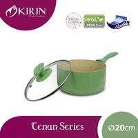 Gambar KIRIN TENUN SAUCE PAN MARBLE NON-STICK GREEN/PINK (20CM) - Merah Muda dari mdpsuperstore undefined 1 Tokopedia