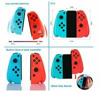 Gambar Nintendo Switch T13 Controller Handgrip Joycon Joy Con Stick Stik OLED - Neon Red Blue dari waroengame M2SQ undefined 3 Tokopedia