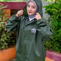 Gambar JAS HUJAN MANTEL RAINCOAT PREMIUM PRIA WANITA BY GARUDA - Biru, L dari kaisar official store undefined 5 Tokopedia