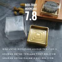 Gambar tray mooncake size 50gr 75gr 100gr 125gr mika kue bulan isi 10pcs/pack dari Husa Packaging undefined 4 Tokopedia