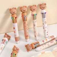 Gambar Pulpen Bear 10 Warna Bentuk Beruang Lucu Untuk Pelajar Colored Ballpen dari Haru.collections undefined 5 Tokopedia