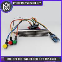 Gambar MC KIT DIGITAL CLOCK RTC DS3231 & DOT MATRIX DIY JAM DIGITAL ARDUINO dari Monsterchip Indonesia undefined 5 Tokopedia