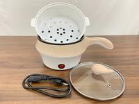 Gambar Panci Mini Elektrik 18cm - Multifunctional Electric Fry Pan + Kukus - Merah dari Envio Store_NEW undefined 3 Tokopedia